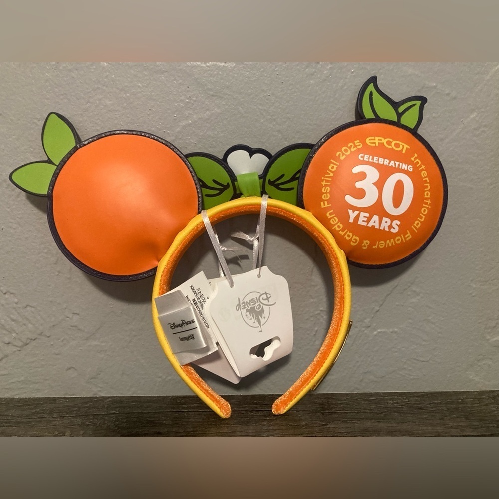 Loungefly 2025 Epcot Flower and Garden Orange Bird Headband - Picture 6 of 11